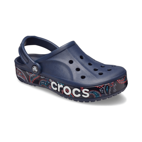 crocs Bayaband graphic navy clog