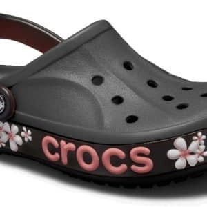 Bayaband printed Black clog
