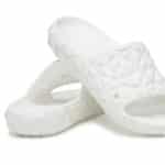 Crocs classic geometric WHITE slide