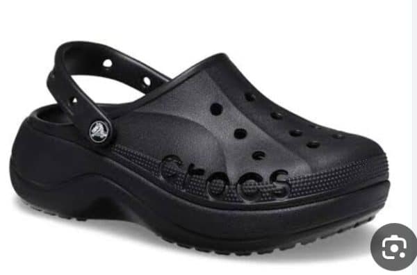 Crocs Baya Platform Black clog women