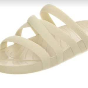 crocs splash strappy Bone women