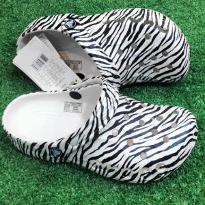 CROCS BAYA PRINT ZEBRA CLOG
