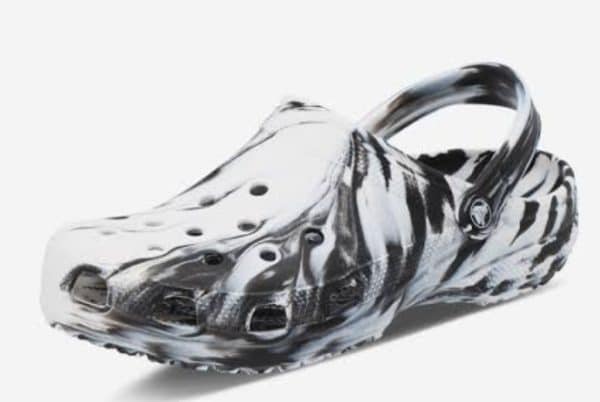 crocs classic Marble blk/white clog