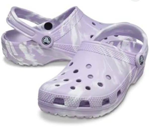 crocs classic Marble Lavender clog