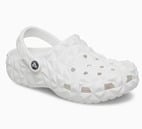 CROCS geometric white clog