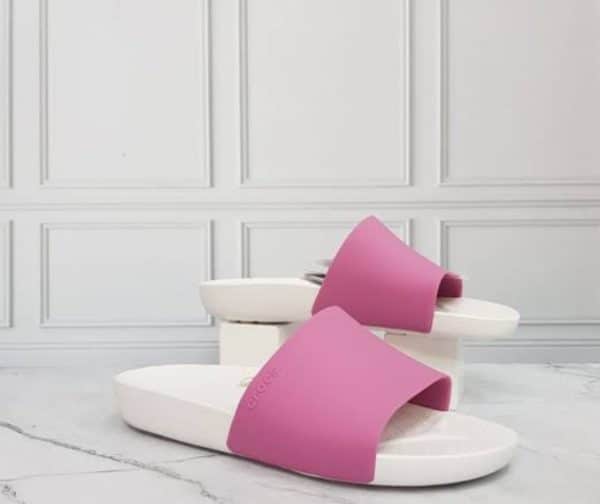 Crocs splash slide pink