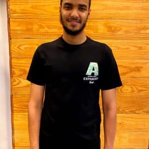 A EXPANDED تيشرت بلاك هورس بوليفار قطن ابيض