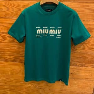 miu miu  تيشرت بلاك هورس بوليفار قطن جنزارى