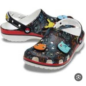 crocs pokemon print kids