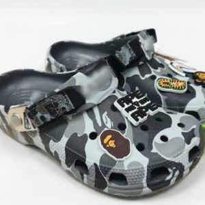 crocs x Bape clog