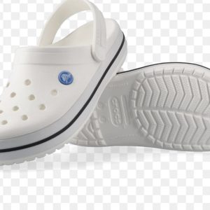 crocband white clog