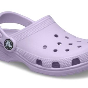crocs classic purple clog